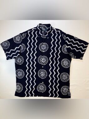 Vintage Polo Ralph Lauren Hawaiian Shirt Medium - Made in USA 100% Rayon